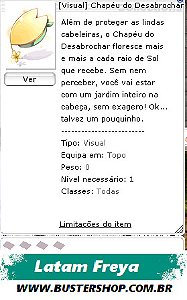 [Visual] Chapéu do Desabrochar
