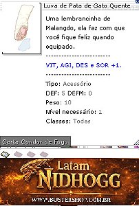 Luva de Pata de Gato Quente  [1]