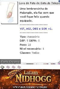 Luva de Pata de Gato Teleporte  [1]