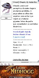 [Visual] Chapéu do Andarilho
