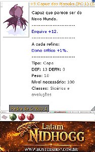 +9 Capuz dos Manuks