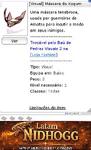 [Visual] Máscara do Xogum