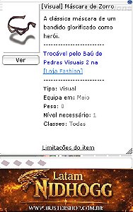 [Visual] Máscara de Zorro