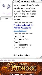 [Visual] Parafuso a Mais