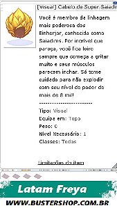 Visual Cabelo de Super Saiadim