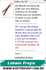 100 Unidades Palitos de VIT