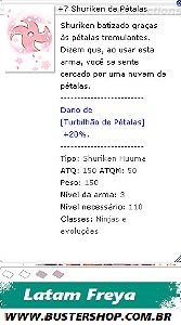 +7 Shuriken de Pétalas   [2]