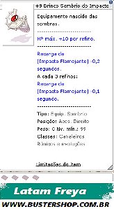 +9 Brinco Sombrio do Impacto