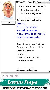 Máscara Mítica de Leão   [1]