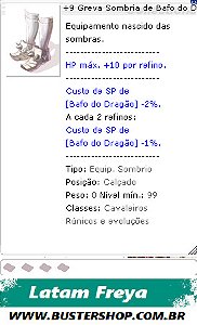 +9 Greva Sombria de Bafo do Dragão