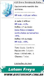 +10 Greva Sombria do Portador
