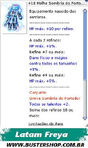 +10 Malha Sombria do Portador