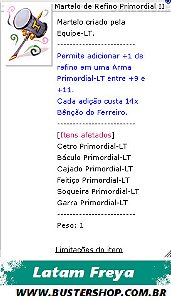 Martelo de Refino Primordial II