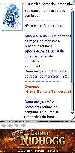 +10 Malha Sombria Tempestiva