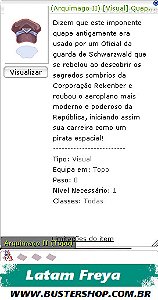 [Visual] Quepe do Capitão Arquimago II