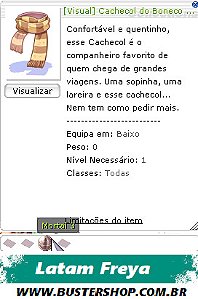 [Visual] Cachecol do Boneco de Neve M3