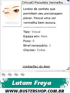 [Visual] Piscadela Vermelha