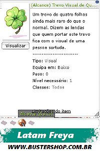 Alcance Trevo Visual de Quatro Folhas