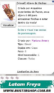 [Visual] Aljava de Flechas
