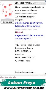 Visual Sensanção Amorosa
