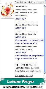 Ovo de Pesar Noturno