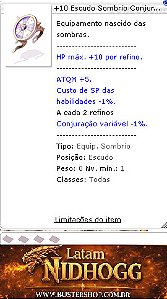 +10 Escudo Sombrio Conjurante