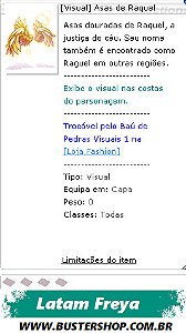 [Visual] Asas de Raquel