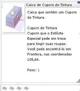 Caixa de Cupom de Tintura - Buster Shop