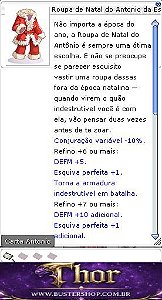 Roupa de Natal de Antonio da Escapada