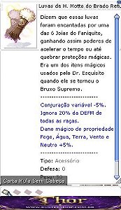 Luvas de H. Motto do Brado Retumbante