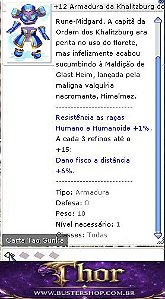 +12 Armadura da Khalitzburg do Alto Risco