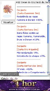 +12 Cocar do Orc Herói do Herói