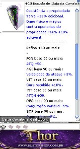 +10 Escudo de Gaia da Cavaleira