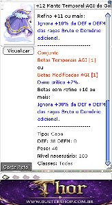 +12 Manto Temporal AGI do Golpe da Sorte
