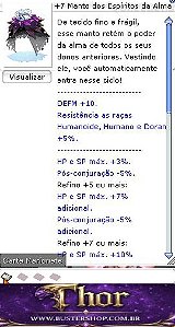 +7 Manto dos Espíritos da Alma