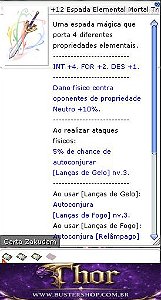 +12 Espada Elemental Mortal Trip
