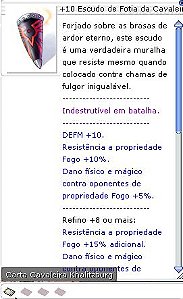 +10 Escudo de Fotia da Cavaleira