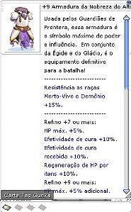 +9 Armadura da Nobreza do Alto Risco