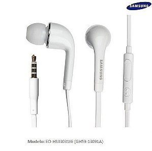 Fone de Ouvido Samsung Galaxy S2, Samsung Galaxy S3 - Cor Branco