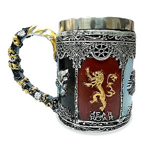 Caneca de caveira viking