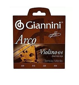 Encordoamento Giannini Violino Arco Alumínio