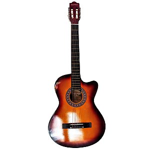 Violão Nylon Austin MAG6SB Blackwood 39 Sunburst Com Cutway