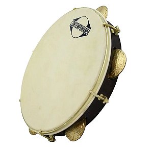 Pandeiro Contemporânea 27CLL Luthiearia 10" Pele Animal