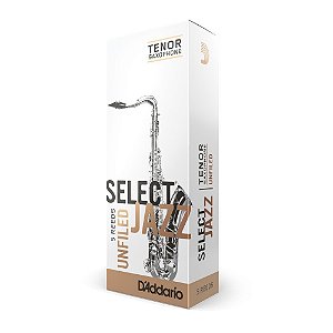 Palheta Sax Tenor 2M (caixa com 5) D Addario Woodwinds Select Jazz Unfield RRS05TSX2M