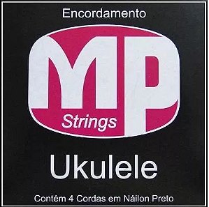 Encordoamento MP Strings Para Ukulele Com 4 Cordas