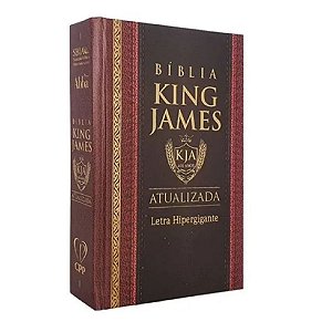 Biblia King James Atualizada Letra Hipergigante Capa Dura