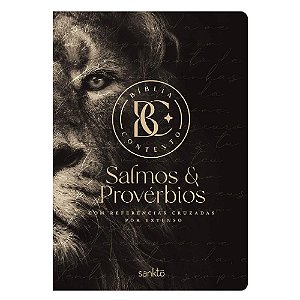 Bíblia Sagrada Contexto Salmos Provérbios NVT Leão Capa Dura