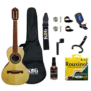 Viola Acústica Giannini VS4 CEDRO Natural Capa Limpa Cordas