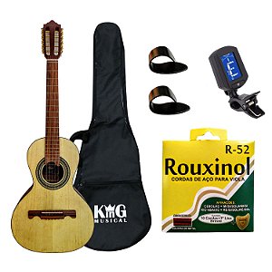 Viola Acústica Giannini VS4 CEDRO Natural Capa Encordoamento