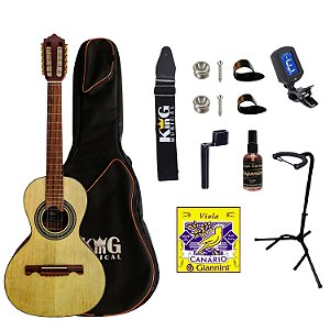 Viola Acústica Giannini VS4 CEDRO Natural Capa Limpa Cordas